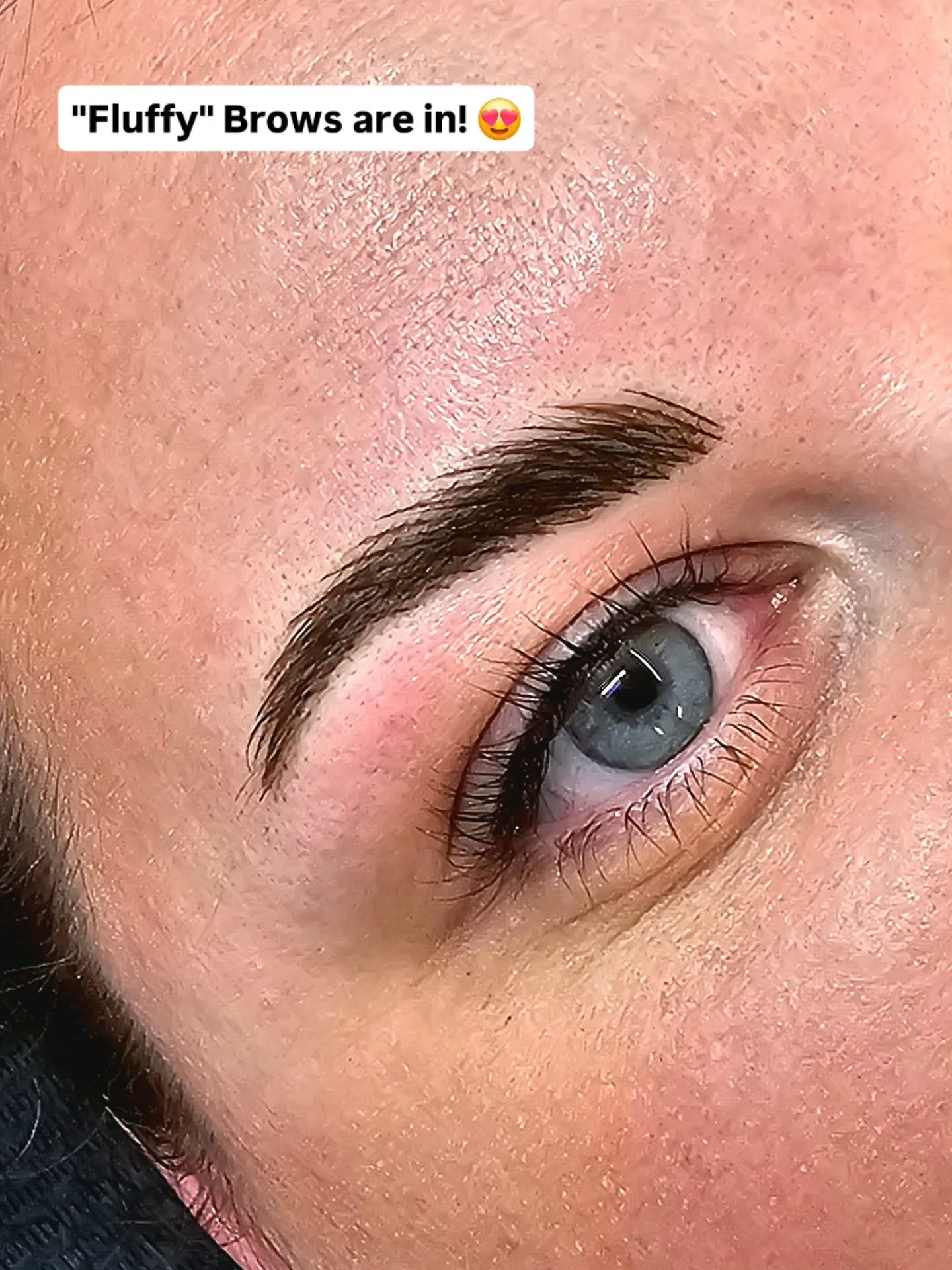 🌟 &quot;Fluffy Brows&quot; are in! 😍 And looking Fab-u-lous! 😃🙌

💕 The beauty of semi-permanent makeup  is that it fades over time, meaning each time you have a colour boost, we can try a different style . 😃

What we have tried so far: 

👉 1st