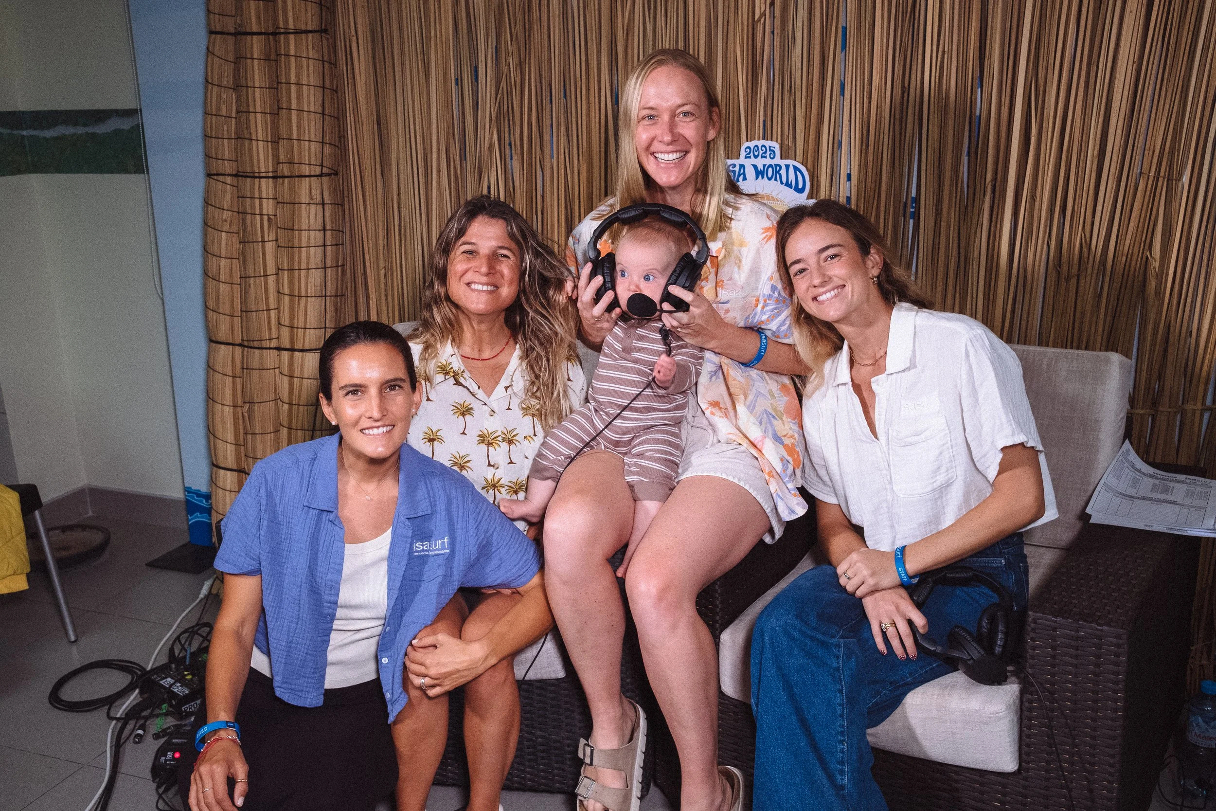 ISA World Jr Championships Peru December 2025 with Carolina Thun, Sofia Mulanovich, Shannon Hughes, Dylan Hughes, and Rachel Tilly