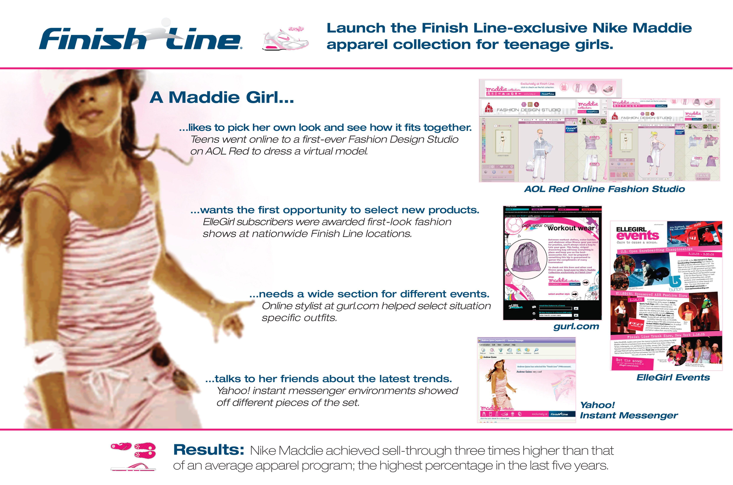 Finishline Maddie Collection