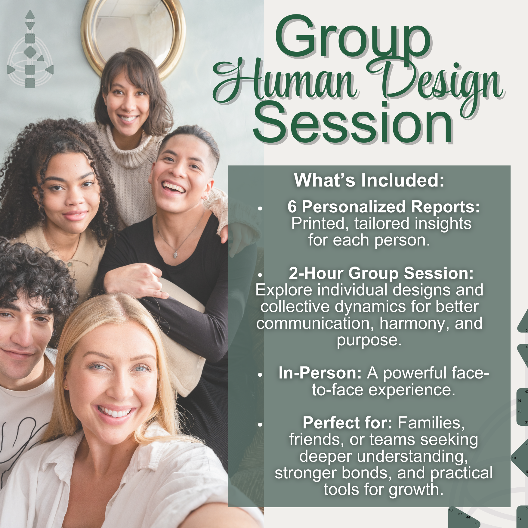 The Human Design Connection Experience: An In-Person Group Journey