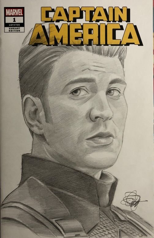 Captain America Sketch (draw by me) : r/marvelstudios