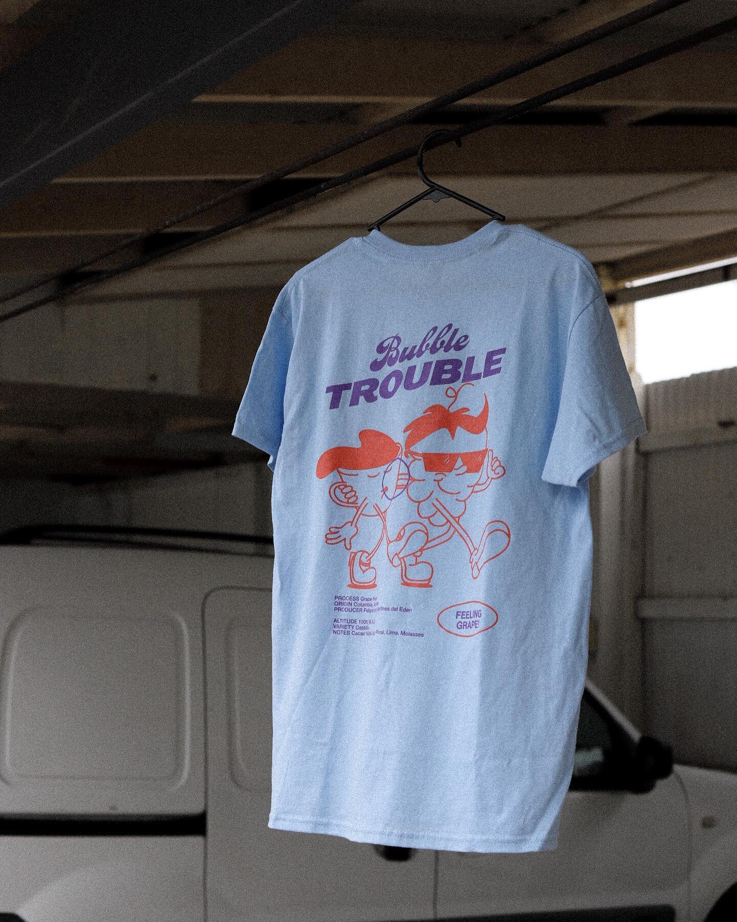 🔥🔥🔥🔥 TEES ARE IN 👉🏼 very limited batch of Bubble Trouble branded Freelance Tees are available at @heydays_flinders  from tomorrow. When we say limited we have 20 total - get in quick 👅🍇👅🍇 
$45 Tees or
Coffee &amp; Tee $65