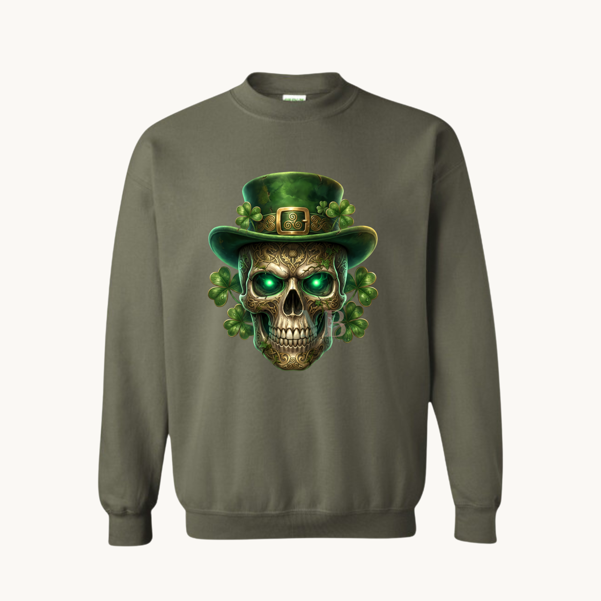ST PATRICK DAY SKULL FOREST GREEN SS.png