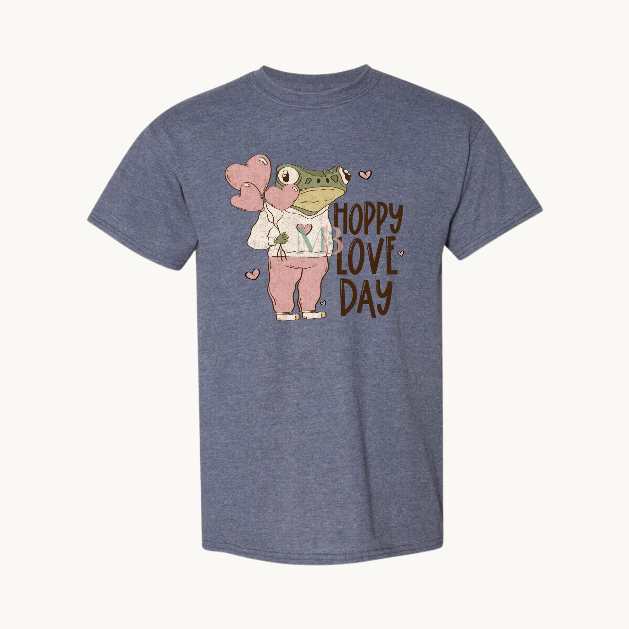 HOPPY LOVE DAY HEATHER DARK NAVY TS.png (Copy)