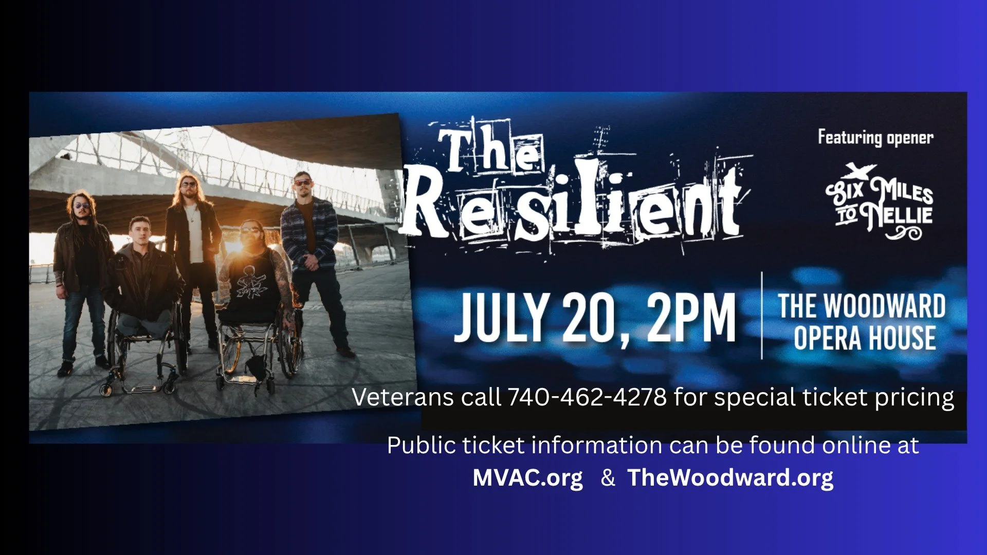 The Resilient w/ Six Miles to Nellie