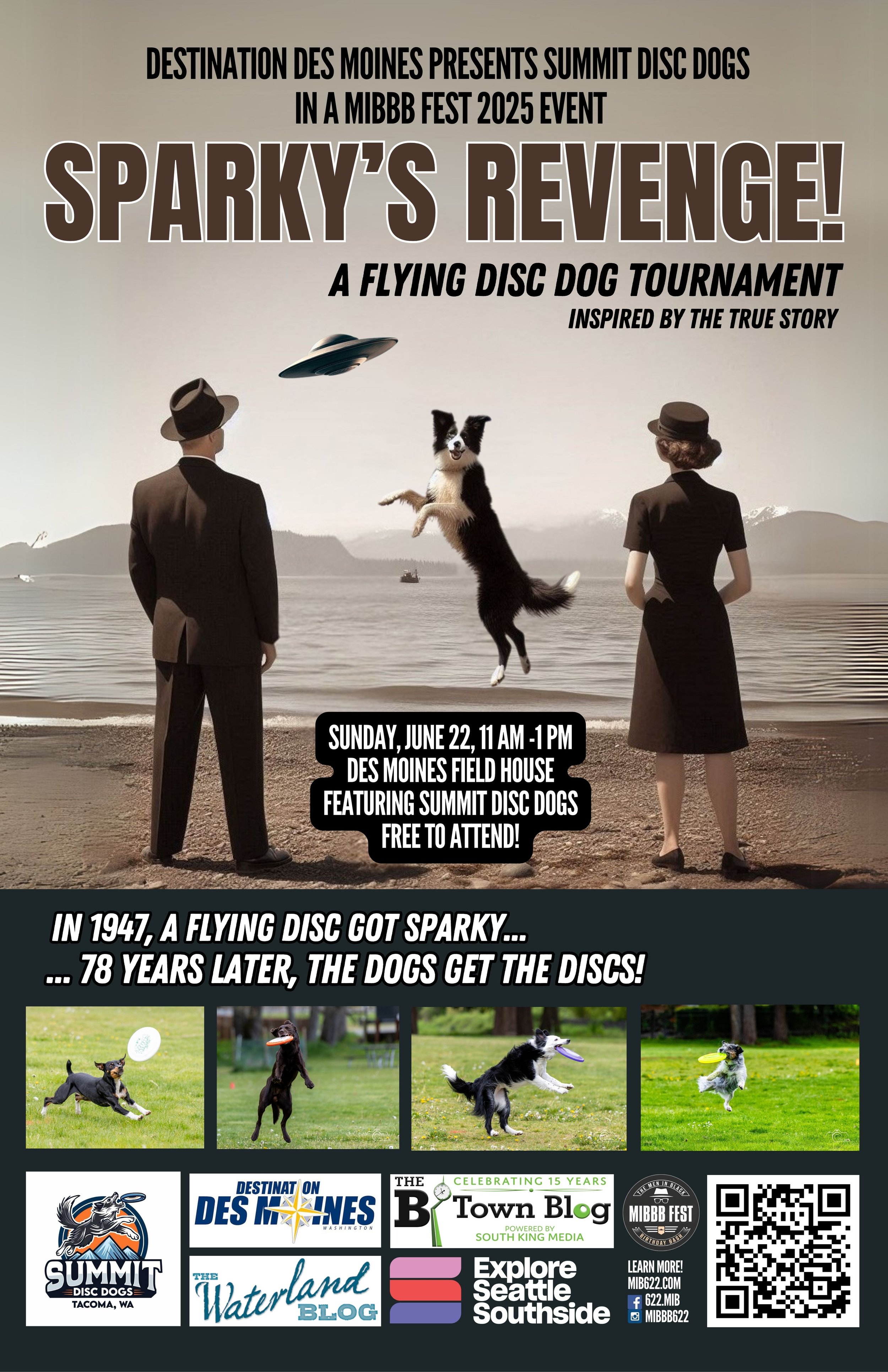 ‘Sparky’s Revenge’ Dog Disc Tournament on Sunday, June 22 will pay tribute to 1947 Maury Island Incident victim