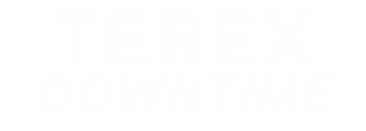 Logo avec le texte "TEREX DOWNTIME".