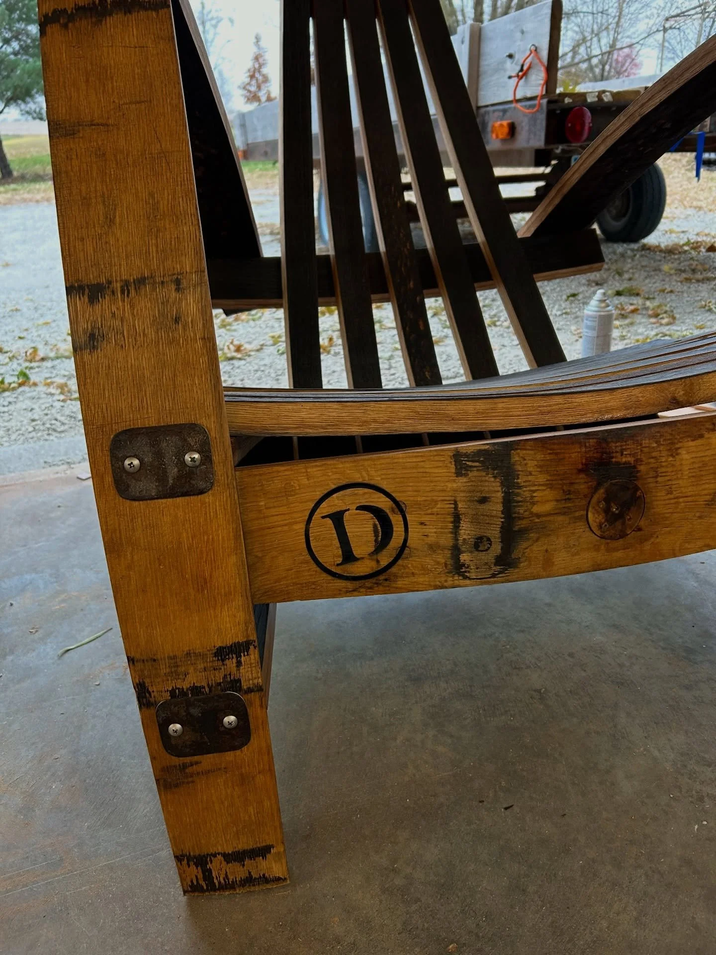 These barrel Adirondack chairs turned out more comfortable than I imagined! I want to keep them all! But they will be sale on my website, and we are auctioning one off for charity! 
Check out my story or my highlights for the link to the auction! Or 