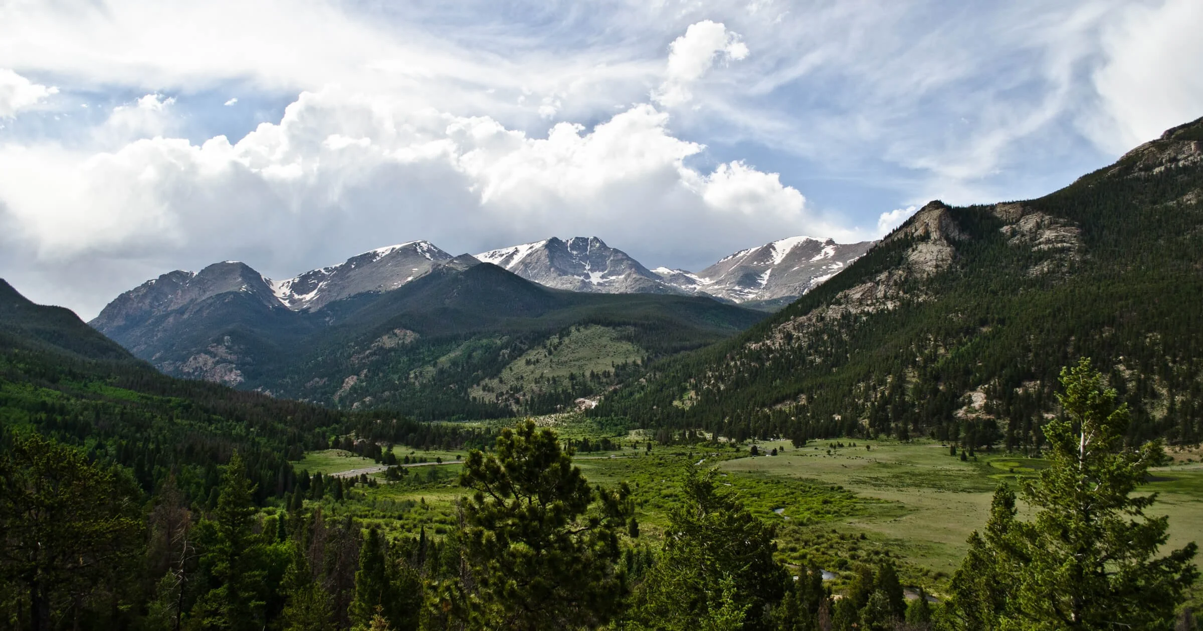 Landscape image of the Rocky Mountains in Colorado