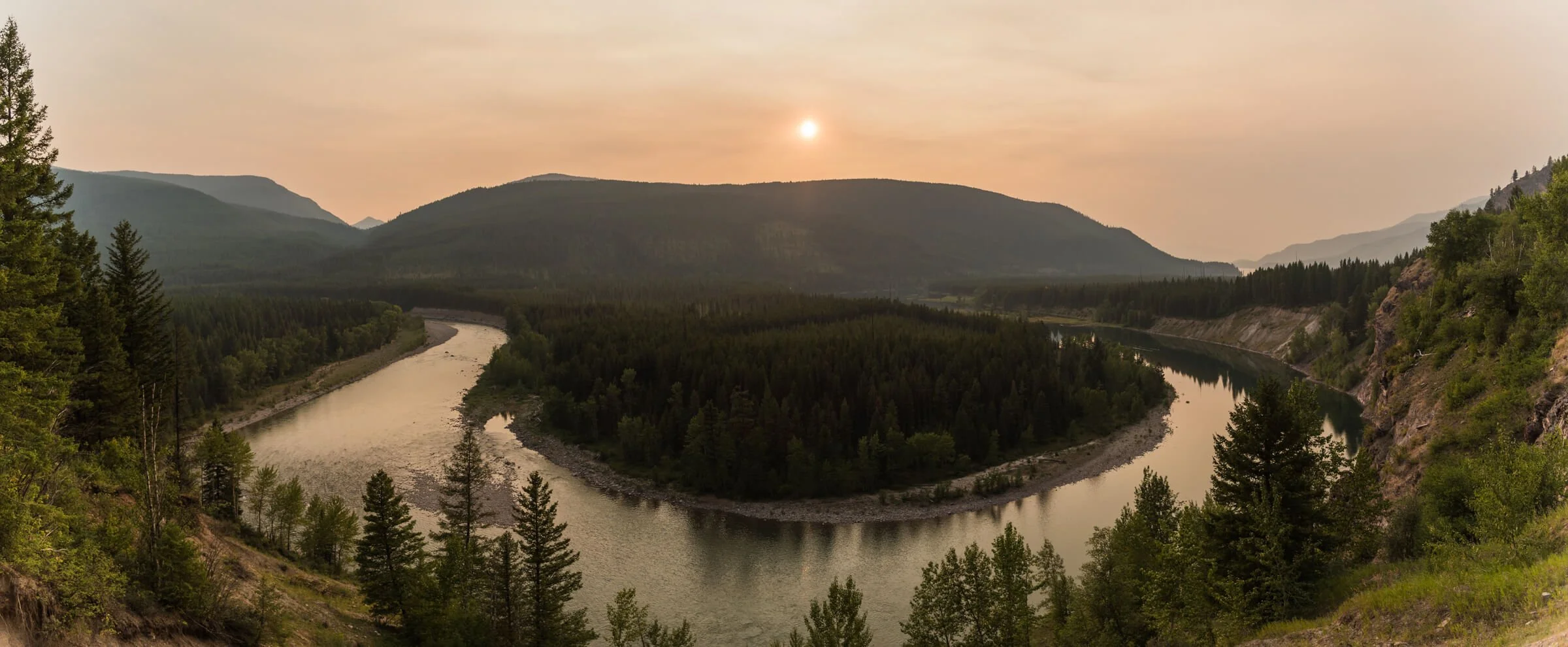 Professional Landscape image of a creek in Montana near Glacier National Park