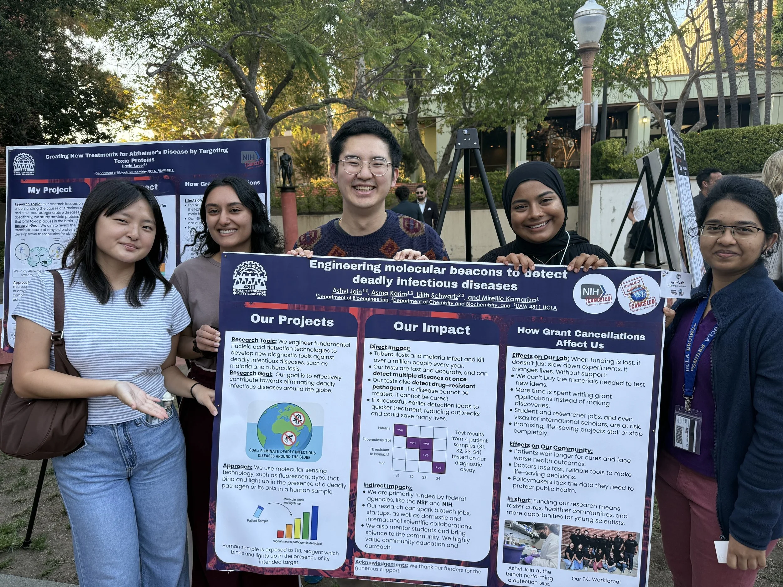 TKL attends and presents a poster at the Science Fair for Cancelled Research
