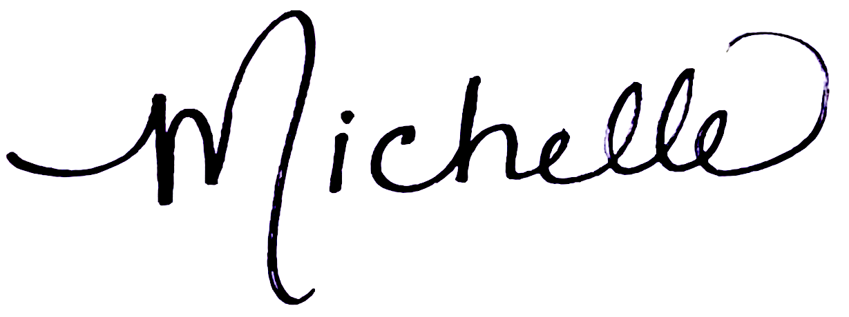 Signature that reads 'Michelle' in cursive