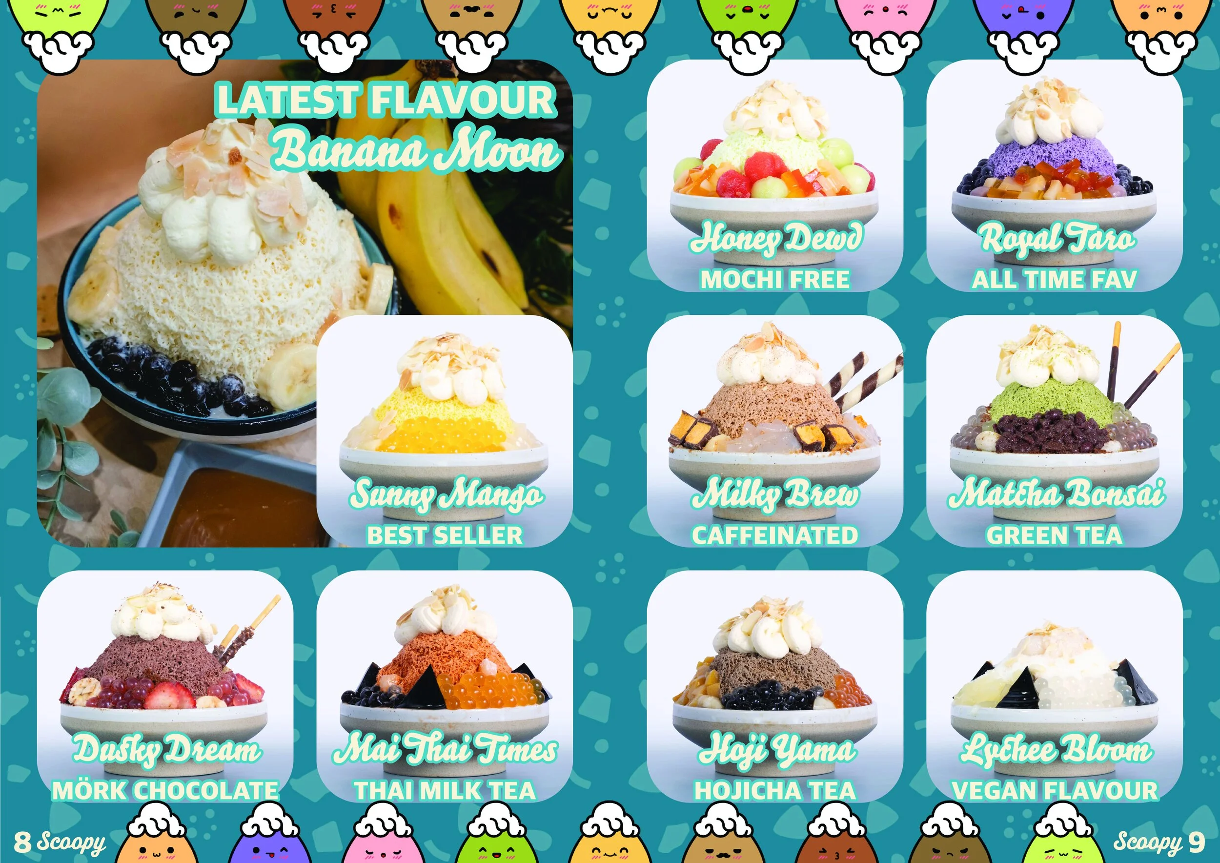 Scoopy Milk Bar Customer Guidebook — BronzWyng Design