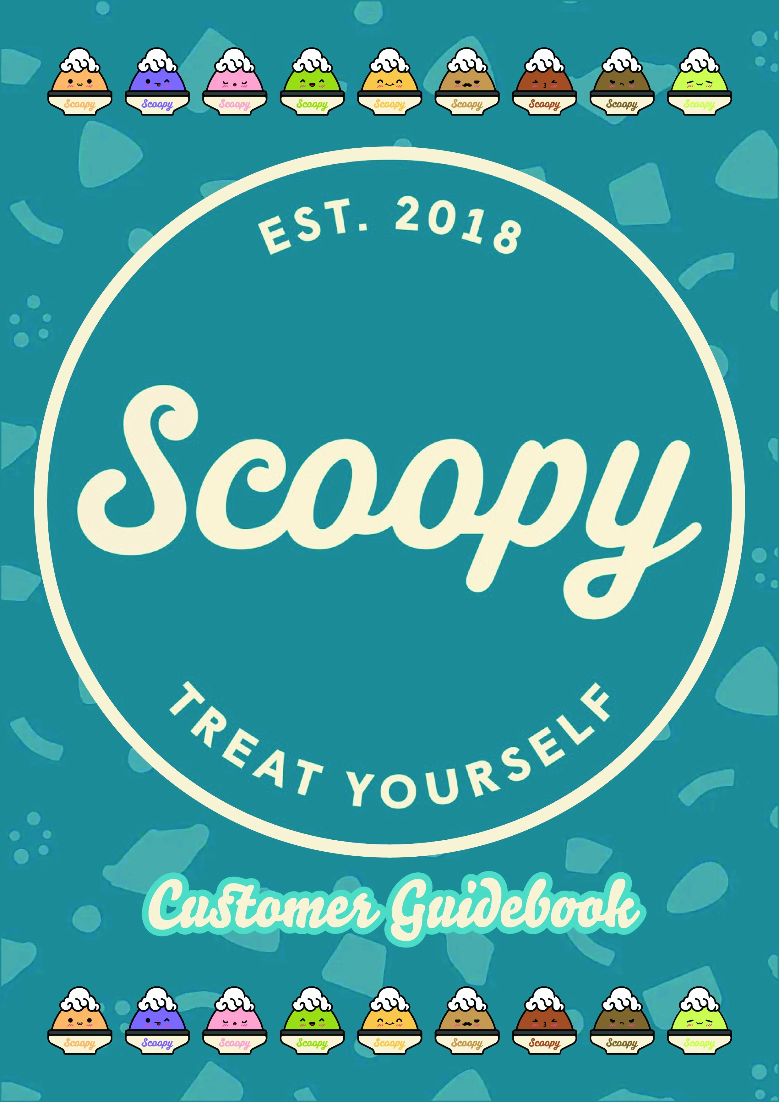 Scoopy Milk Bar Customer Guidebook — BronzWyng Design