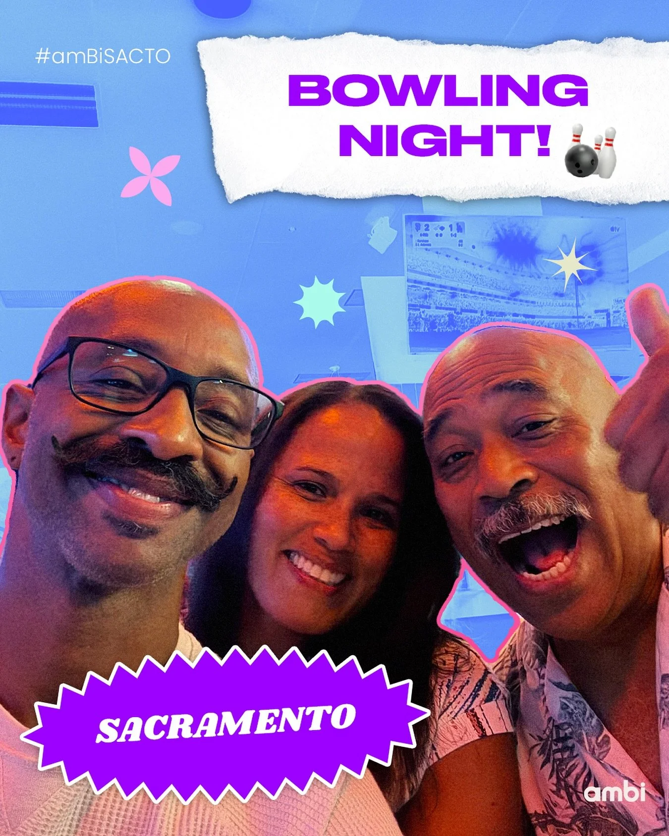 Bowling night, bi edition &mdash; Sacramento style! 🎳