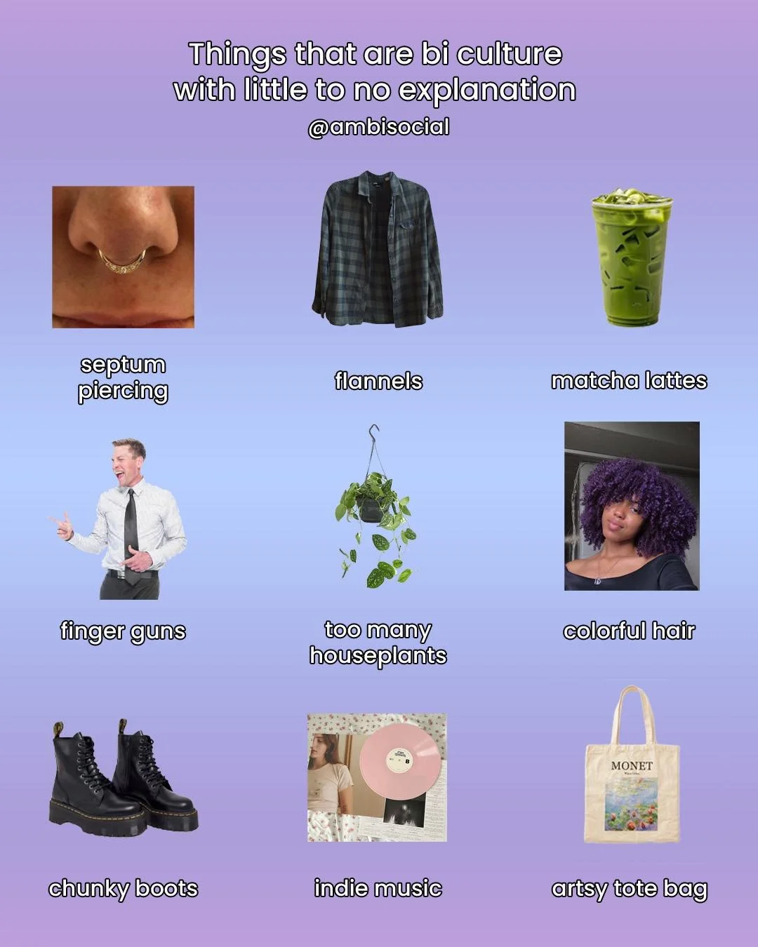 Bi culture is real. Which one are you guilty of?