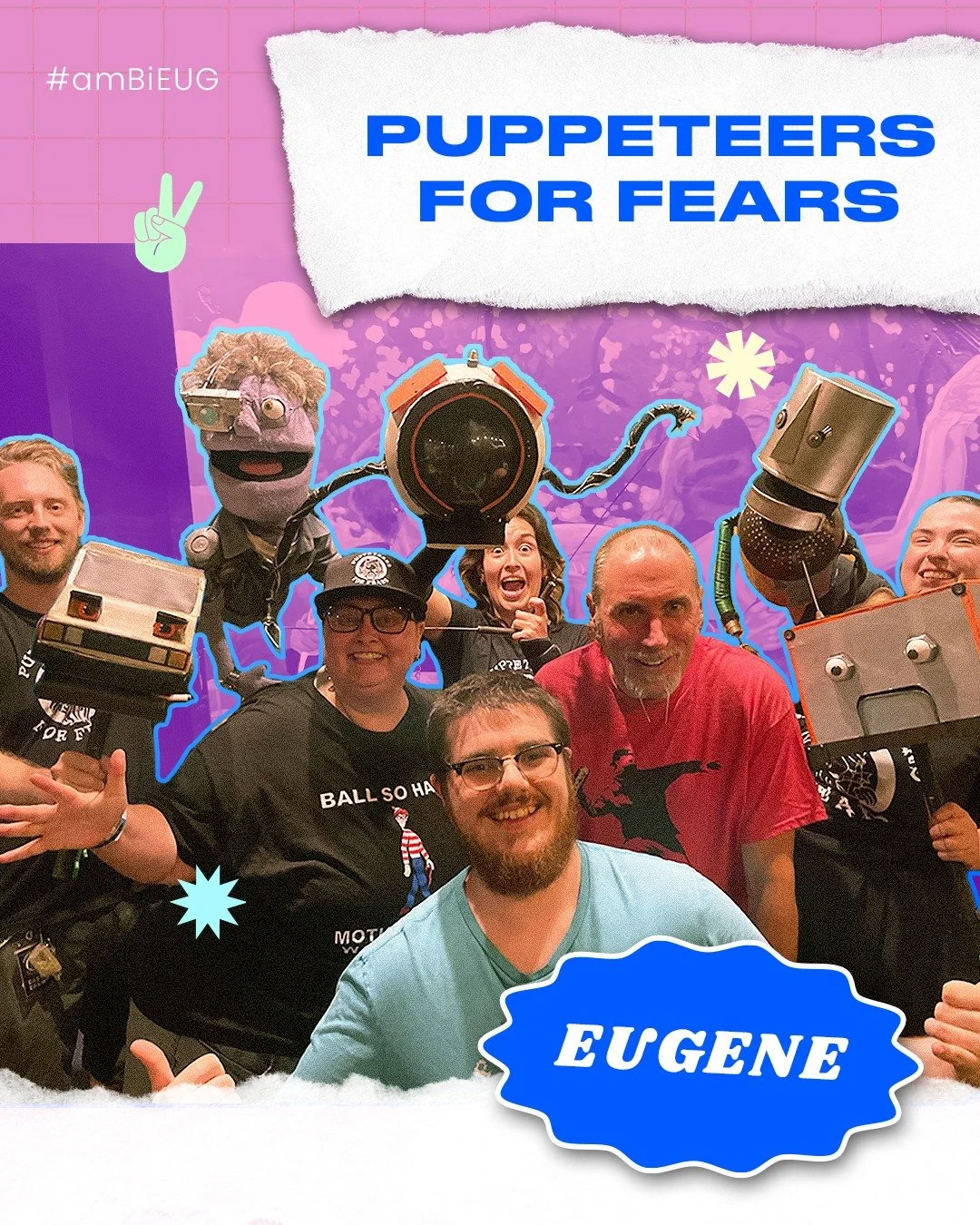 A rock-opera with puppets singing about the AI apocalypse? Yes, amBi Eugene absolutely showed @puppeteersforfears
