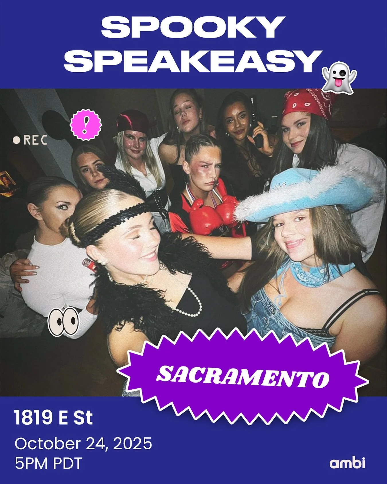 Bi babes, spooky beats, and secret drinks &mdash; Sacramento, it&rsquo;s your turn to haunt. 👻 Join with our link in bio! #amBiSacto