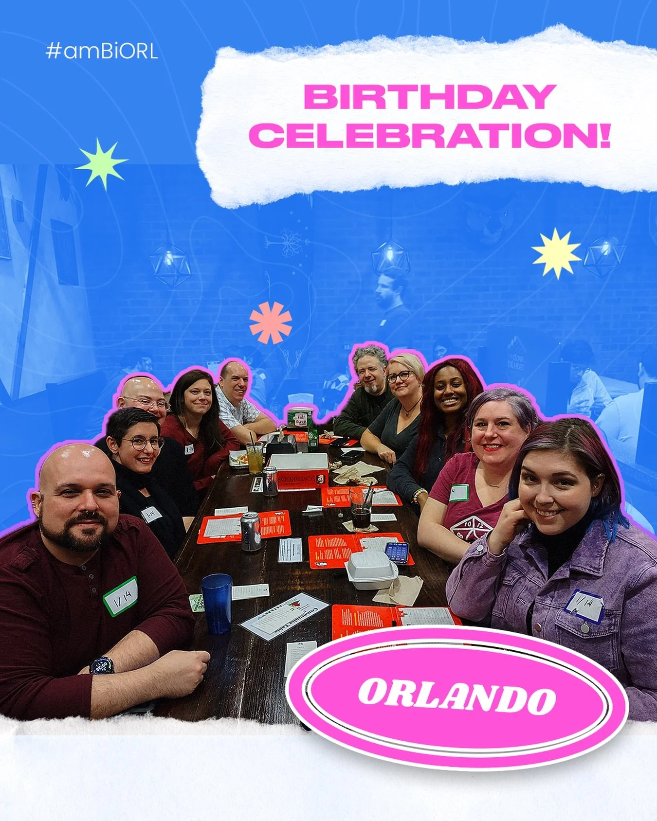 amBi Orlando loves an excuse to celebrate, especially when it&rsquo;s a someone&rsquo;s birthday. 🥳 #amBiORL