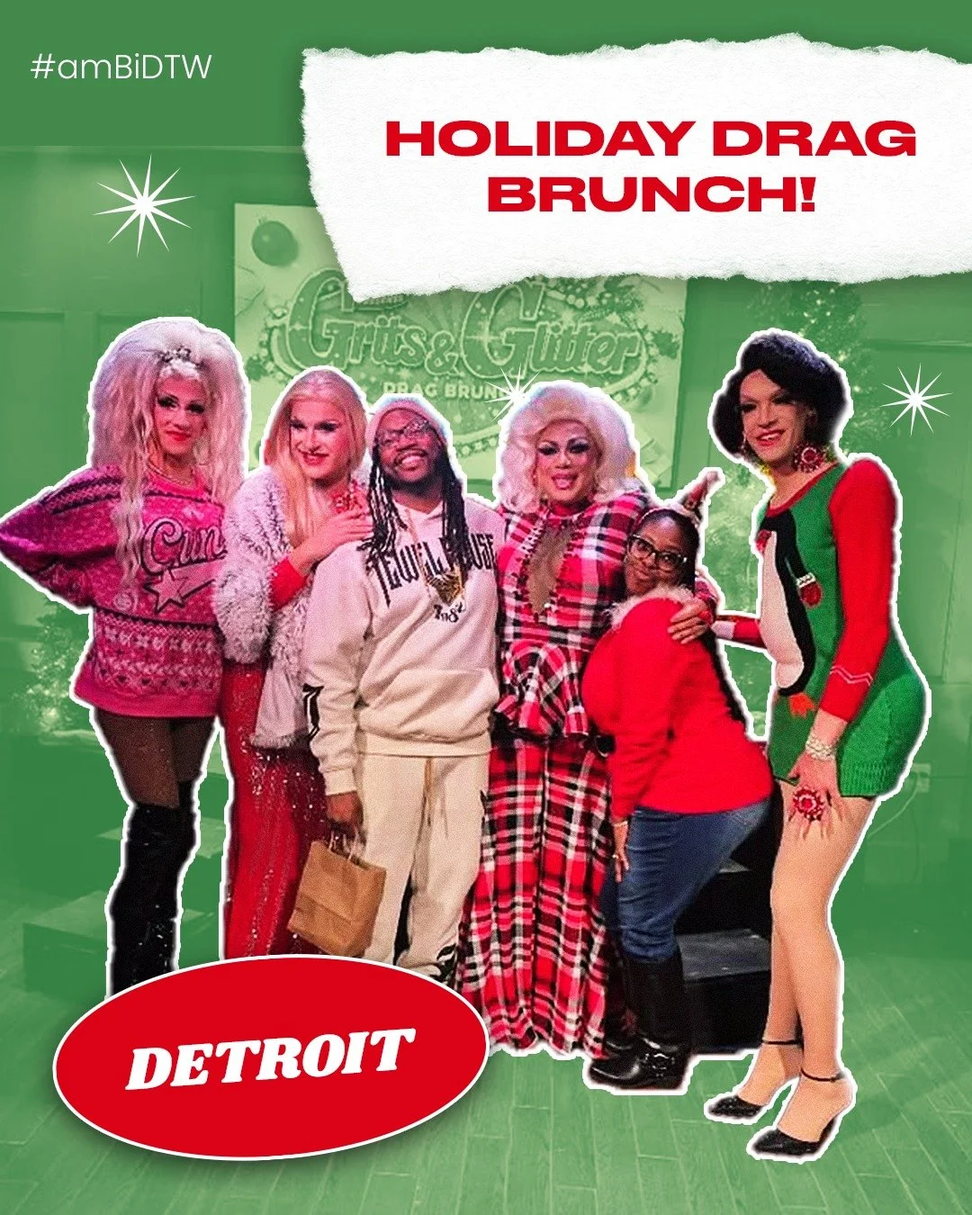 Brunch was a drag with amBi Detroit! 😜