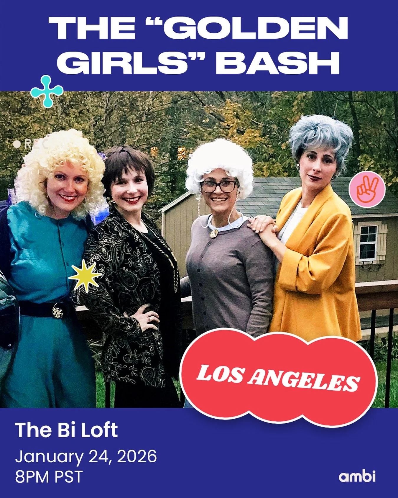 Join amBi LA out on the lanai or else it&rsquo;s SHADY PINES FOR YOU, MA! Use the link in our bio. #amBiLA