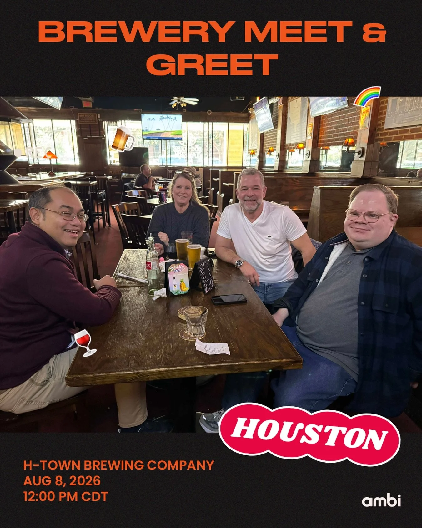 Take it easy and hang with your fellow amBi Houston homies. #amBiHOU