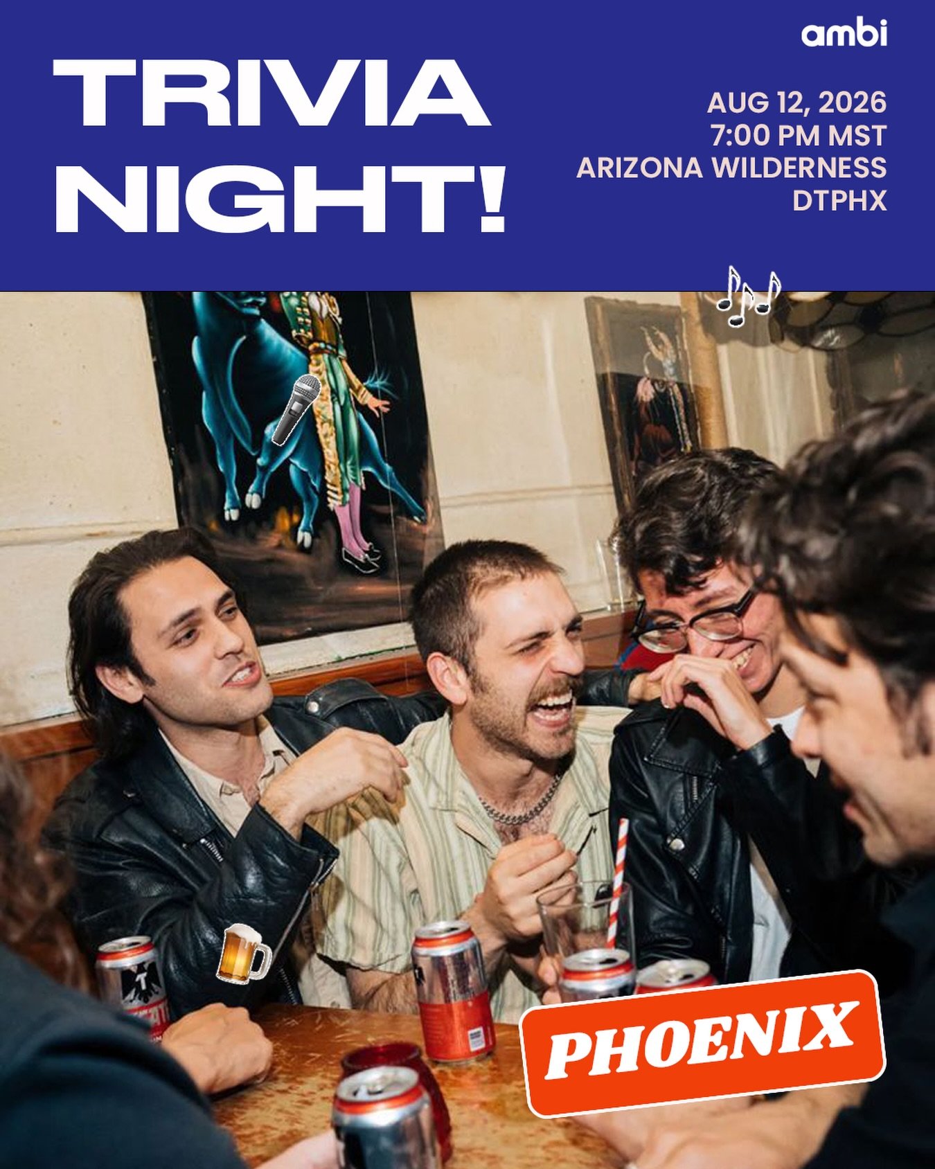 Join amBi Phoenix for drinks, competition, and a chance to put your random knowledge to work! #amBiPHX