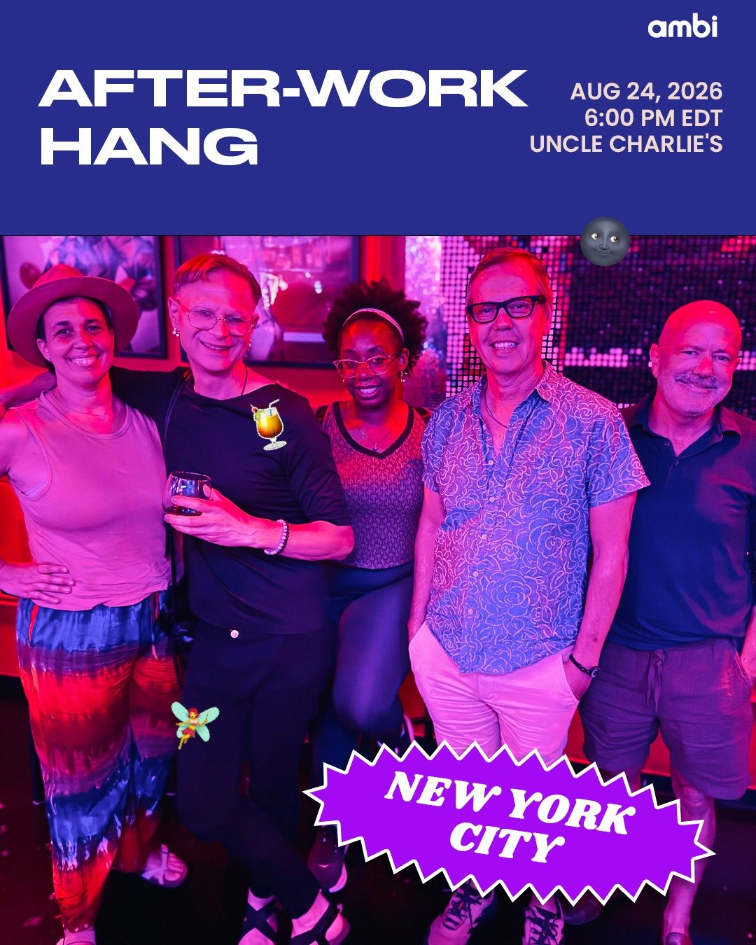 Come hang with amBi NYC.

RSVP here: https://www.ambi.org/events/after-work-hang-aug-24-2026
