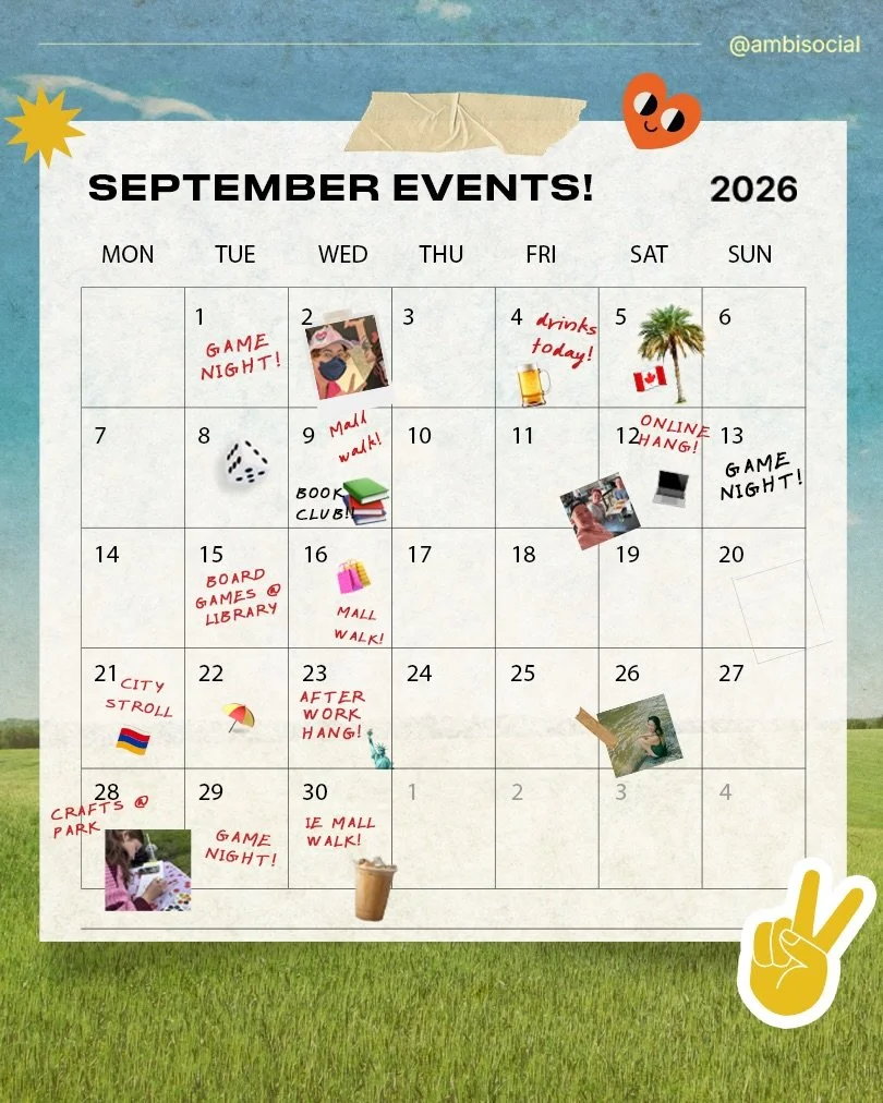 Your September social calendar is looking very bi. 💖💜💙 Whether you&rsquo;re looking to make new friends, reconnect with the community, or just get out of the house, amBi has events happening across the country. Find an event near you and come hang