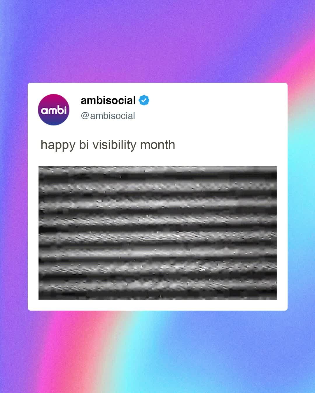 Bi Visibility Month meme dropppppppp