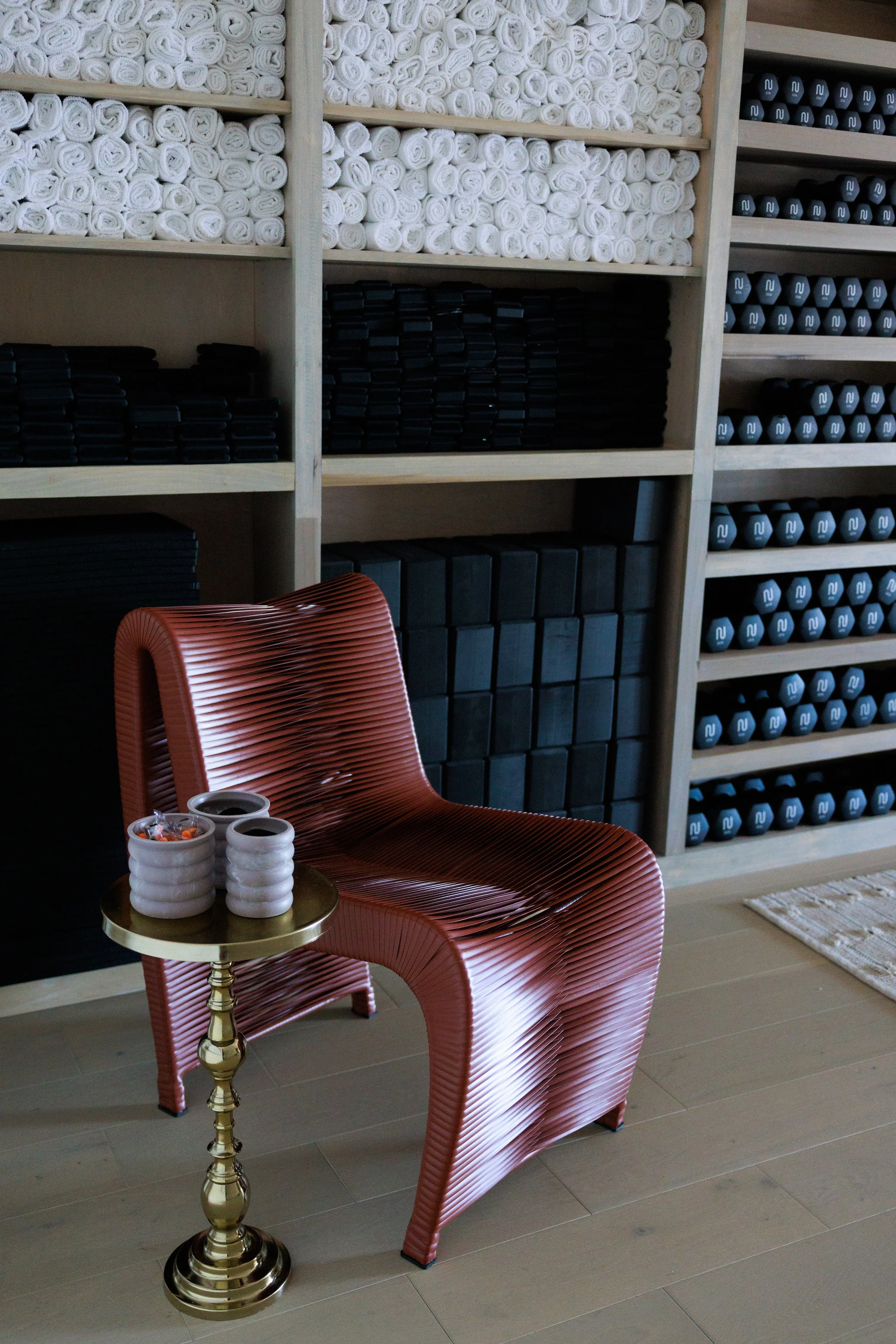 Interior photography shot showcasing exquisite interior at Nooma studio Dallas.