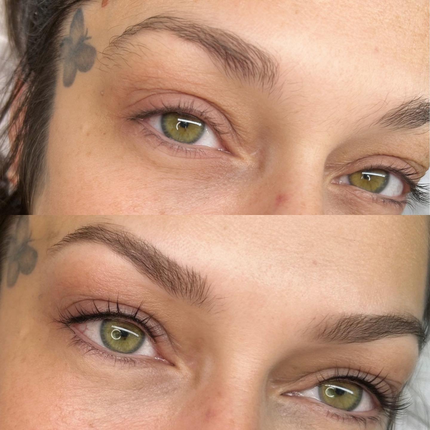 Lash Enhance Tattoo + Lash Lift &amp; Tint and Brow Groom &amp; Tint for the epically beautiful and endlessly talented @nathaelles 💕