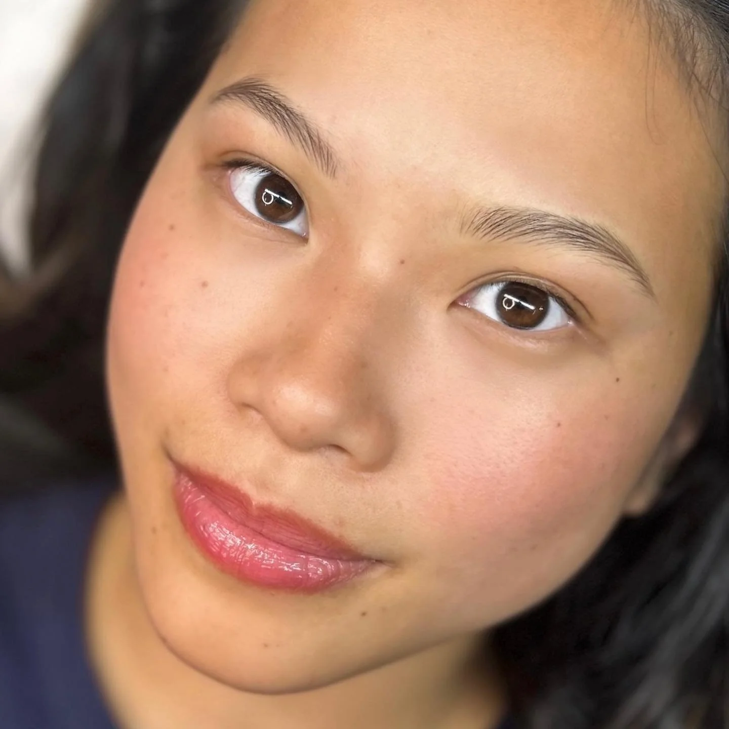 A beautiful transformation for this beautiful face✨ Book your Nano Brow appointment today!