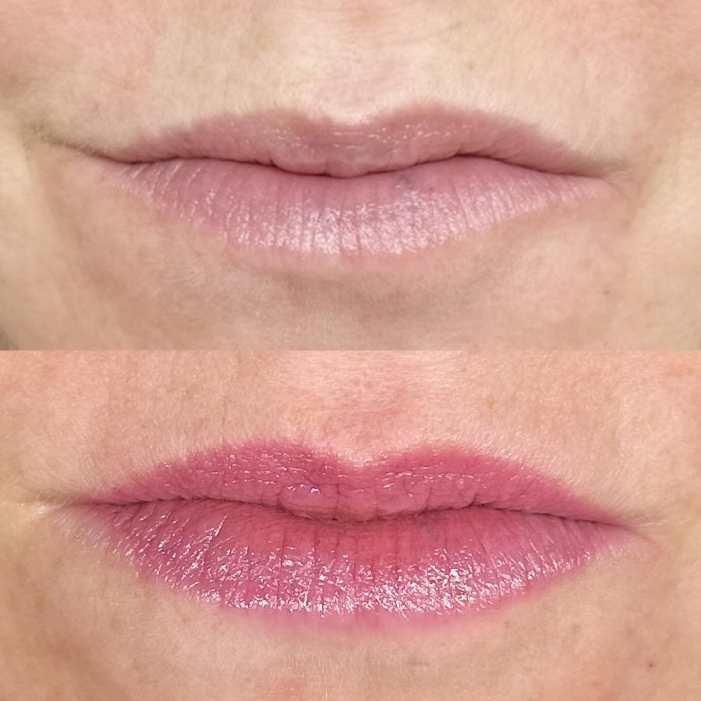 Healed Lip Blush after 1 session. 🫦💕🌷
