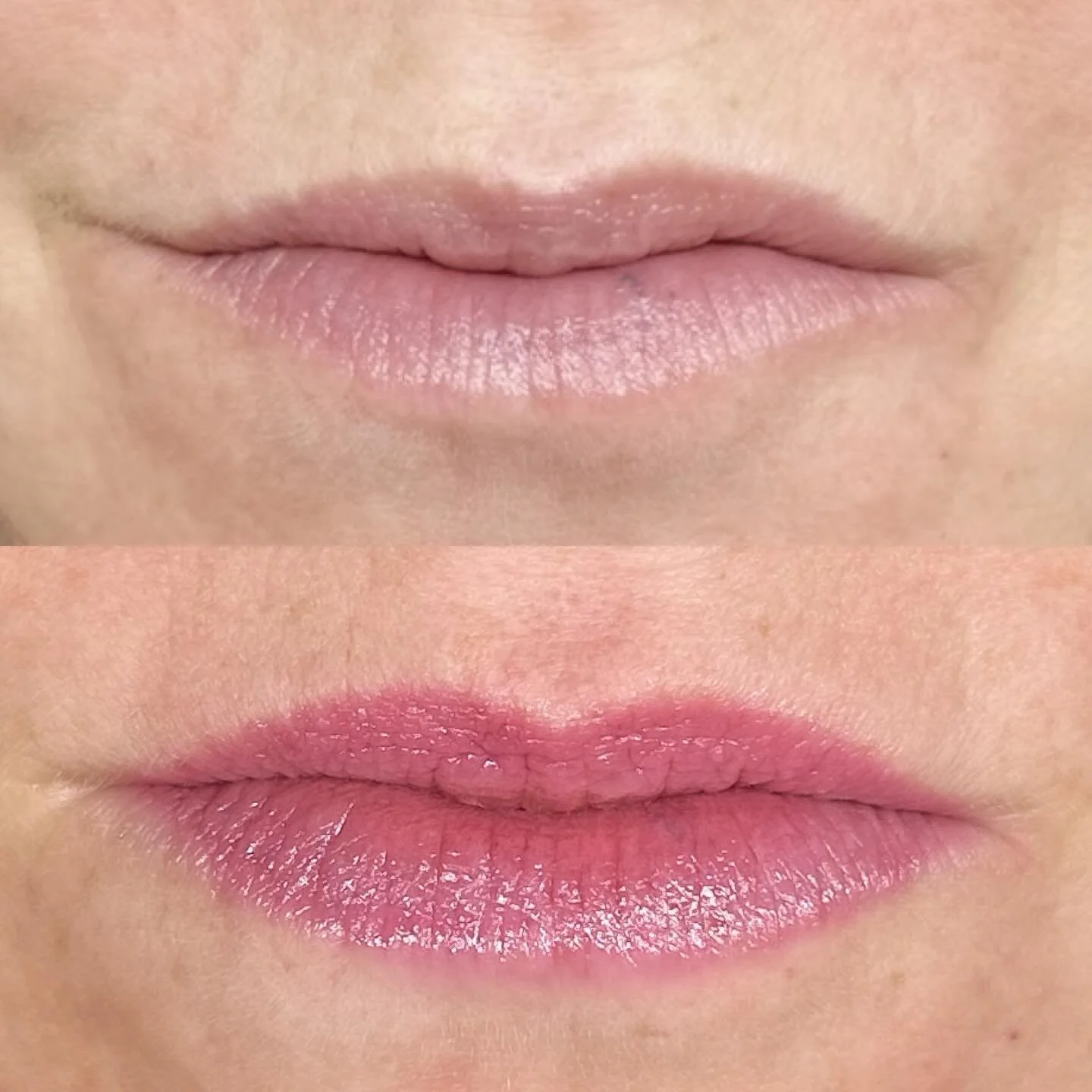 Healed Lip Blush after 1 session. 🫦💕🌷
