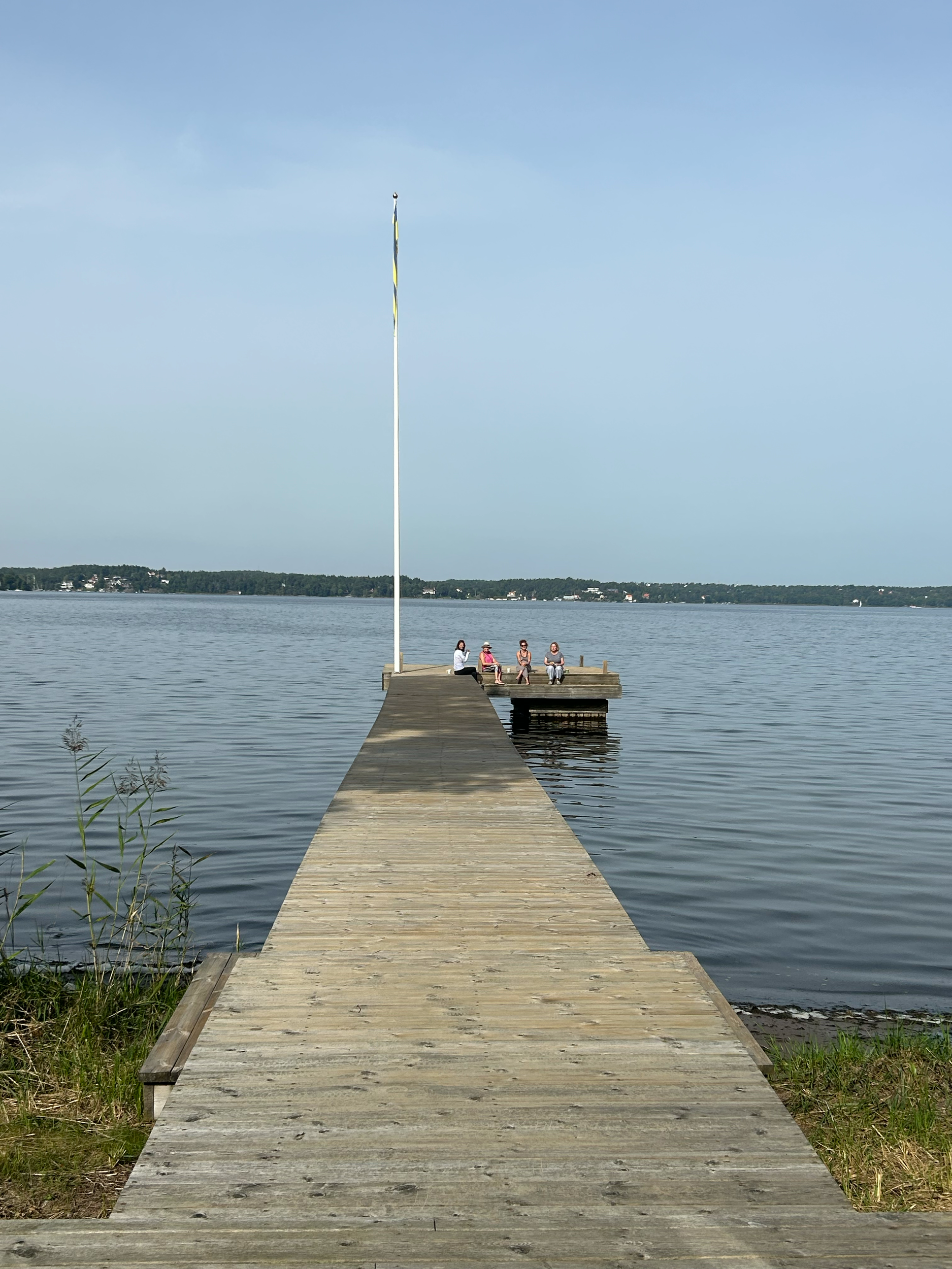 Jetty overlooking Stockholm Archipelago