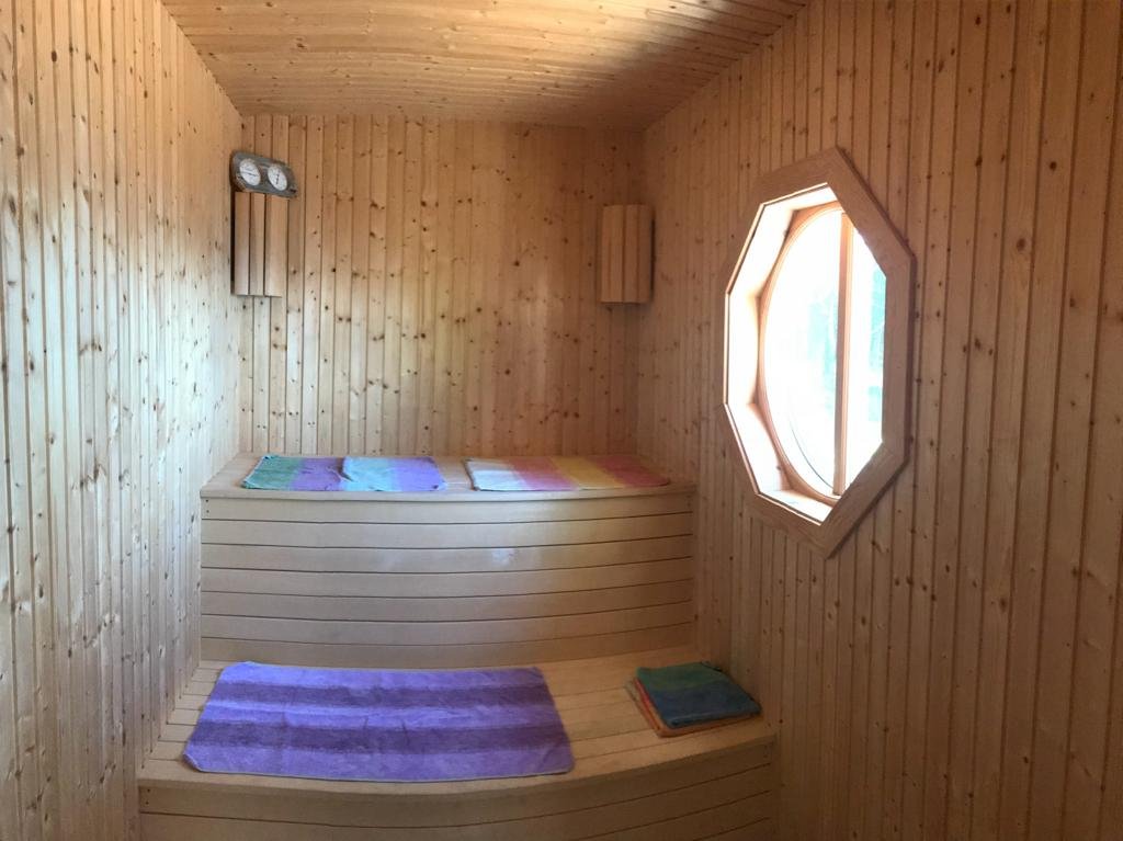 Sauna overlooking Baltic Sea