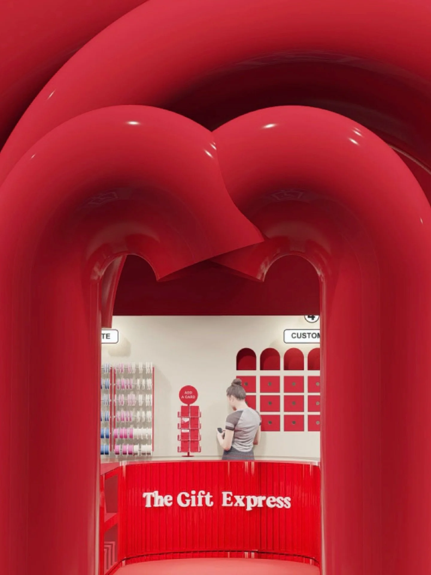 🔥 For Mall of the Emirates, we transformed gift wrapping into an experience, not just a service. &ldquo;The Gift Express&rdquo; is a bold, immersive red pop-up that comes to life during the holidays and major celebrations, guiding visitors through a
