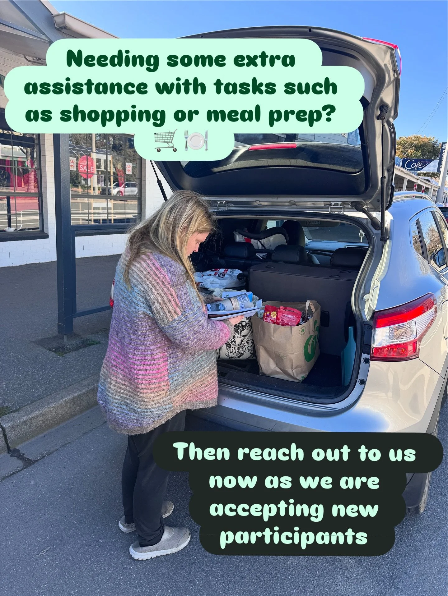 We at Sensory Stuff Support Services understand that tasks such as shopping and meal prep can become overwhelming and feel unachievable for many. So if you or someone you know is in need of some extra assistance, then contact us now! 

We are current