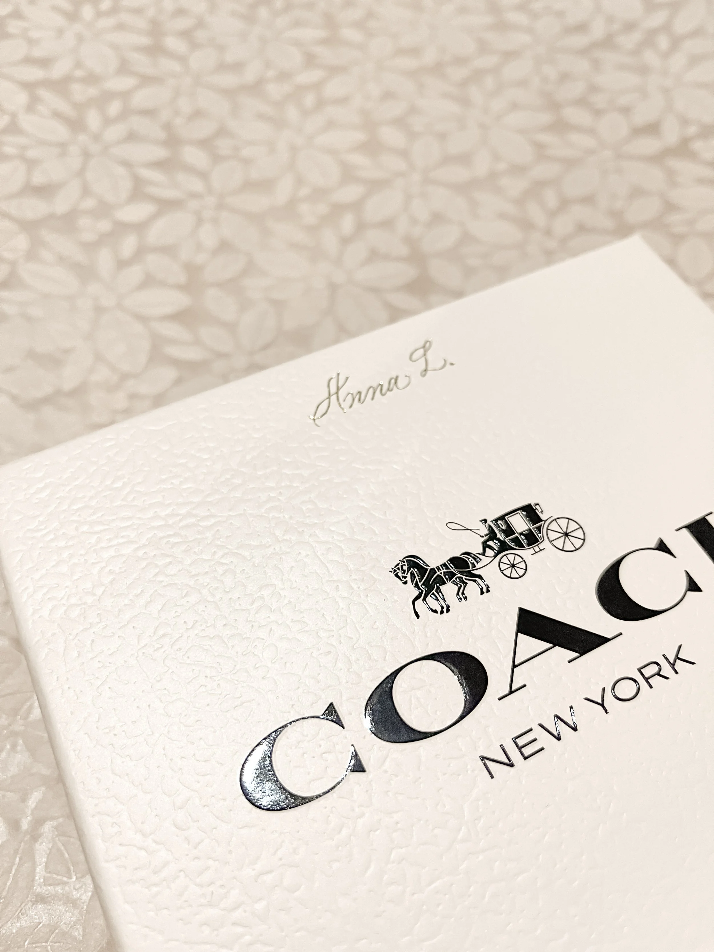 coach-perfume-box-luxury-brand-gold-foil-kristie-onasis-calligraphy-studio-perth-australia