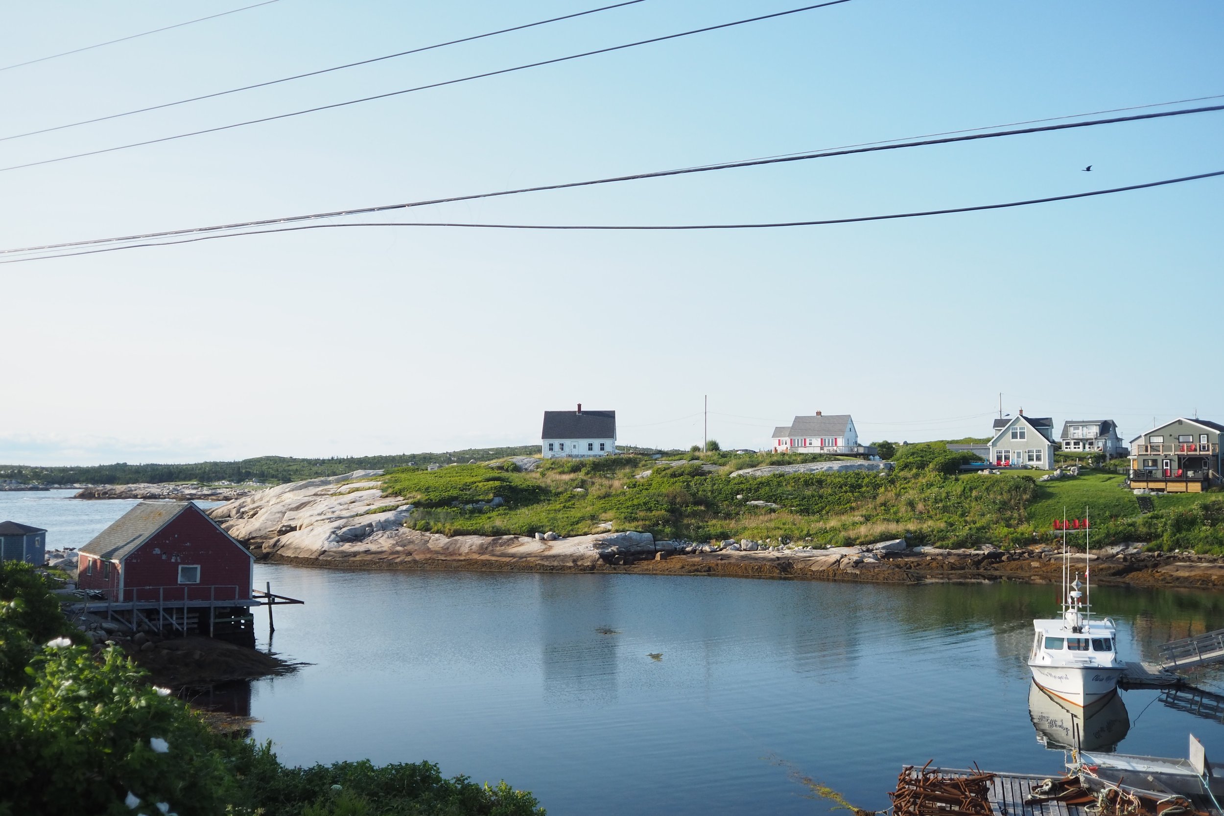 Le village de pêcheurs de Peggy's Cove en Nouvelle-Ecosse
