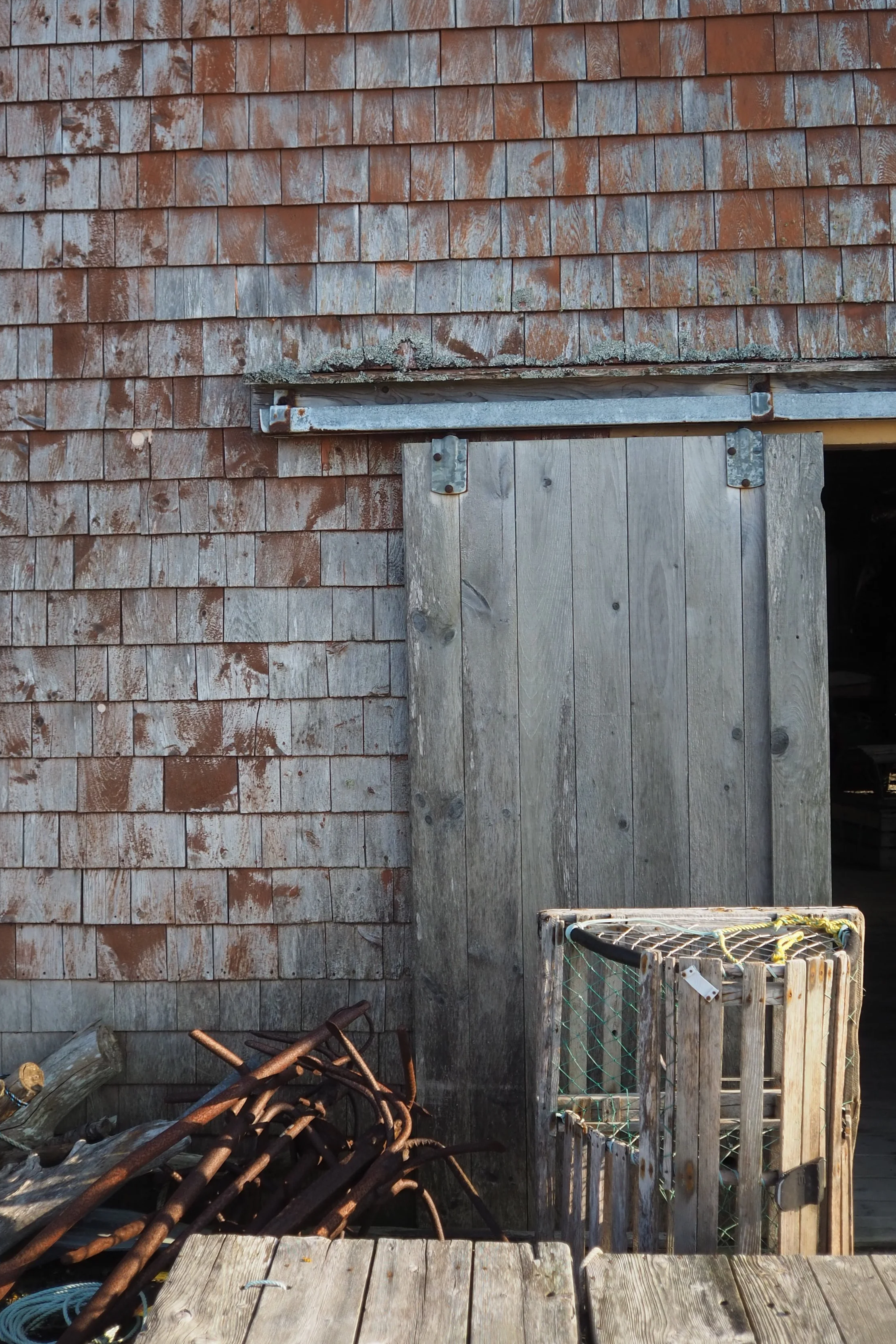Les cabanes des pêcheurs de casiers de homards de Peggy's Cove en Nouvelle-Ecosse