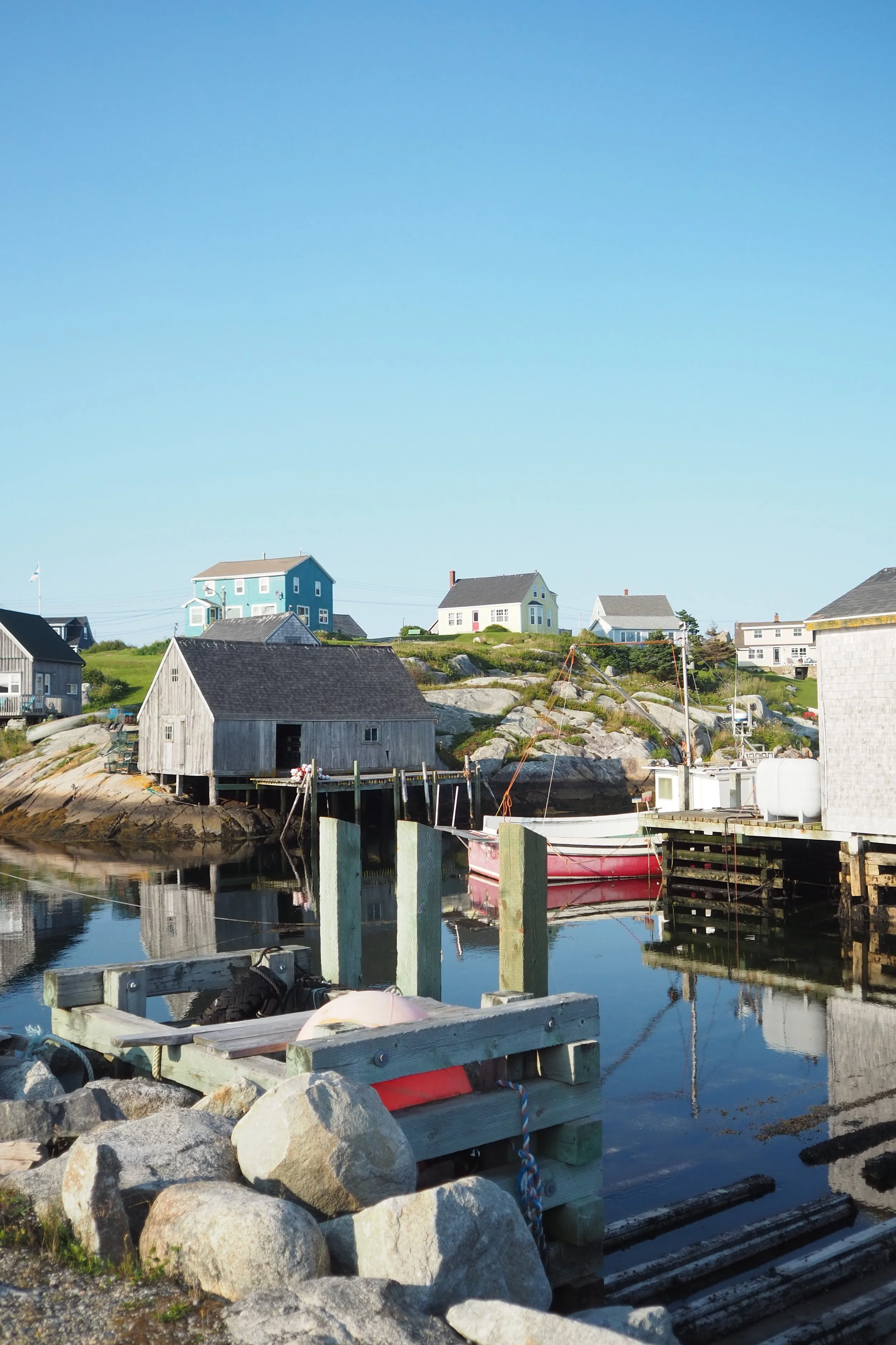 Les cabanes de pêche de Pegg'ys Cove en Nouvelle-Ecosse