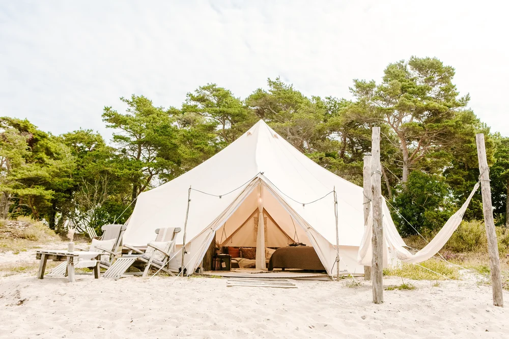 Image showcasing Luxurious Eco-Friendly Beachfront Glamping for Couples, Friends and ...