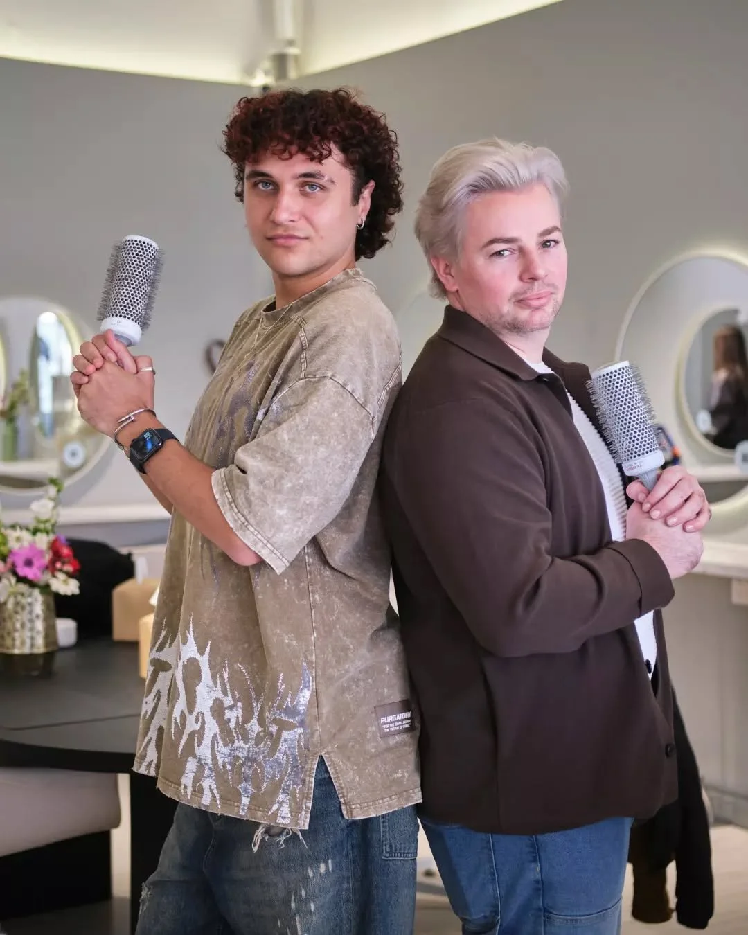 Jermaine + Luke = your dream hair team 🙌