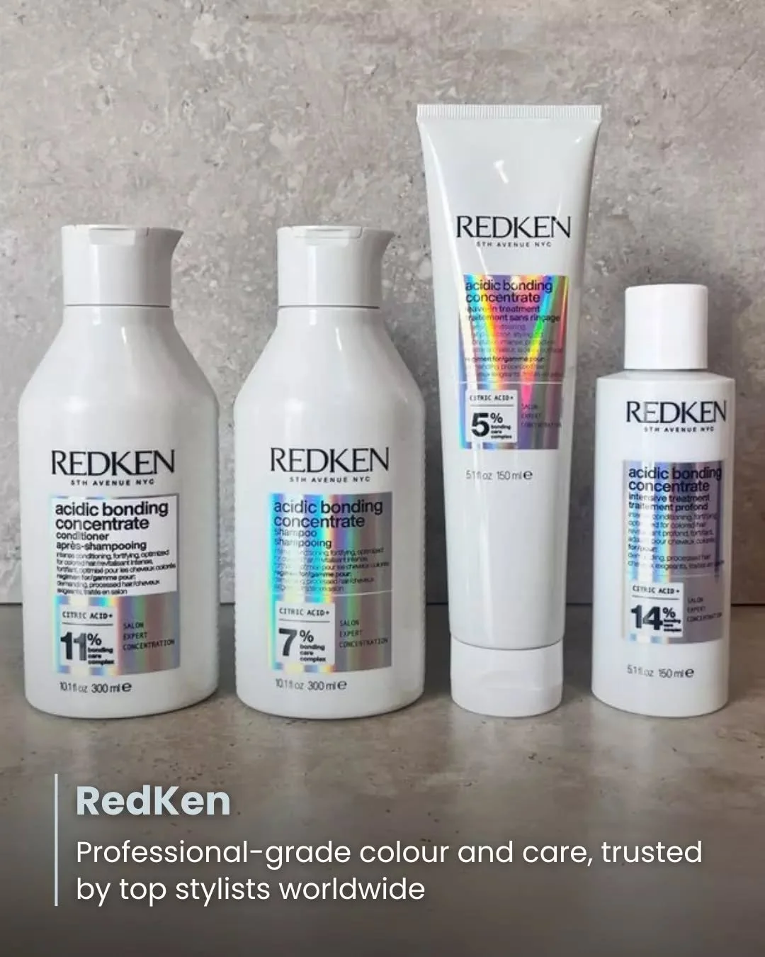 We&rsquo;re proud to work with Redken, the professional-grade colour and care brand trusted by top stylists worldwide. 🌏

From rich brunettes to luminous blondes, Redken&rsquo;s ammonia-free, low-tox formulas give us the tools to create colour that 