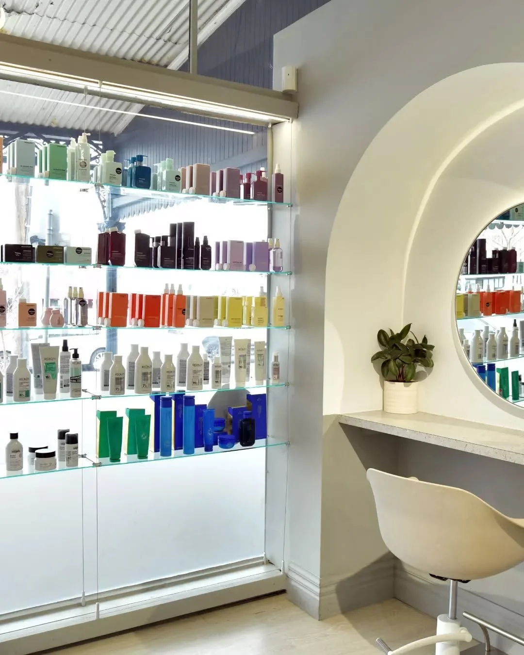 From basin to blow-dry, your hair gets the best with Kevin Murphy + Redken. ✨🧴
 Yes - our shelf is fully stocked for your next visit!