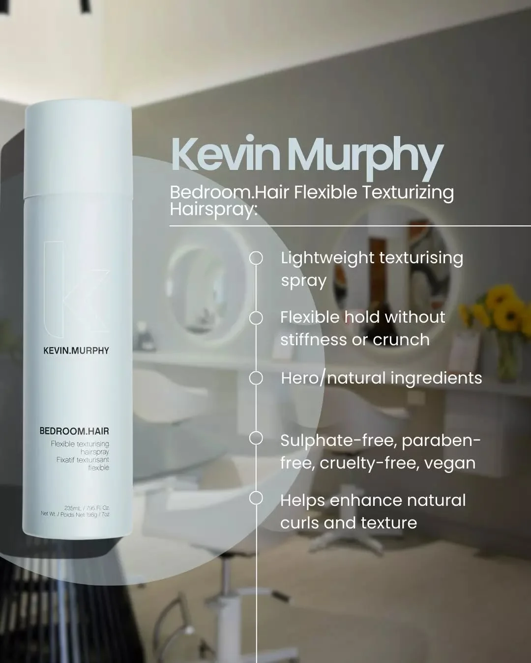 Because your hair deserves the best. 💇‍♀️ 
That’s why we trust Kevin.Murphy to keep every style healthy, shiny and strong.