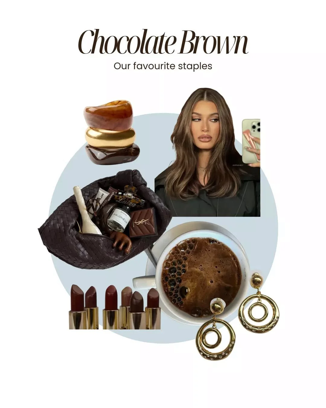 Soft, rich, and endlessly wearable. Chocolate brown is one of our go-to staple shades. ✨