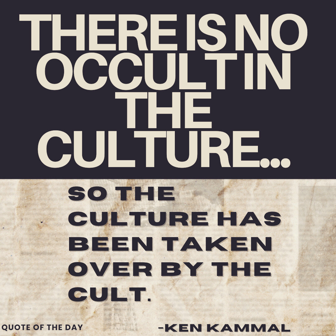 Ken Kammal writer, poet and artist quote of the day. This is a beautiful season for transformation and awareness. Quote &quot;There is no Occult in the culture, so the culture has been taken over by the Cult.&quot;
#quoteoftheday #kenkammal #artistwe